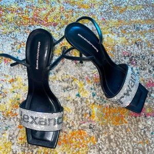 ALEXANDER WANG RHINESTONE HEELS
